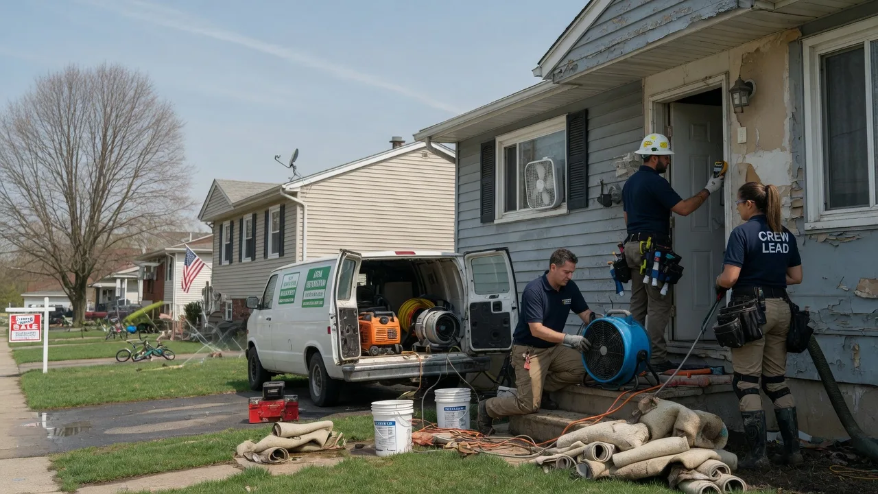 Flood Cleanup in Rocky Ridge, OH near me